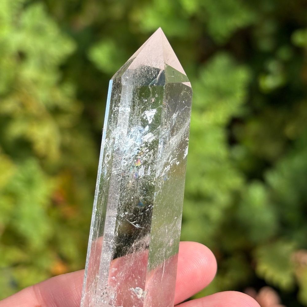 Clear Quartz Crystal Tower w/ Inclusions - Picture 4 of 11